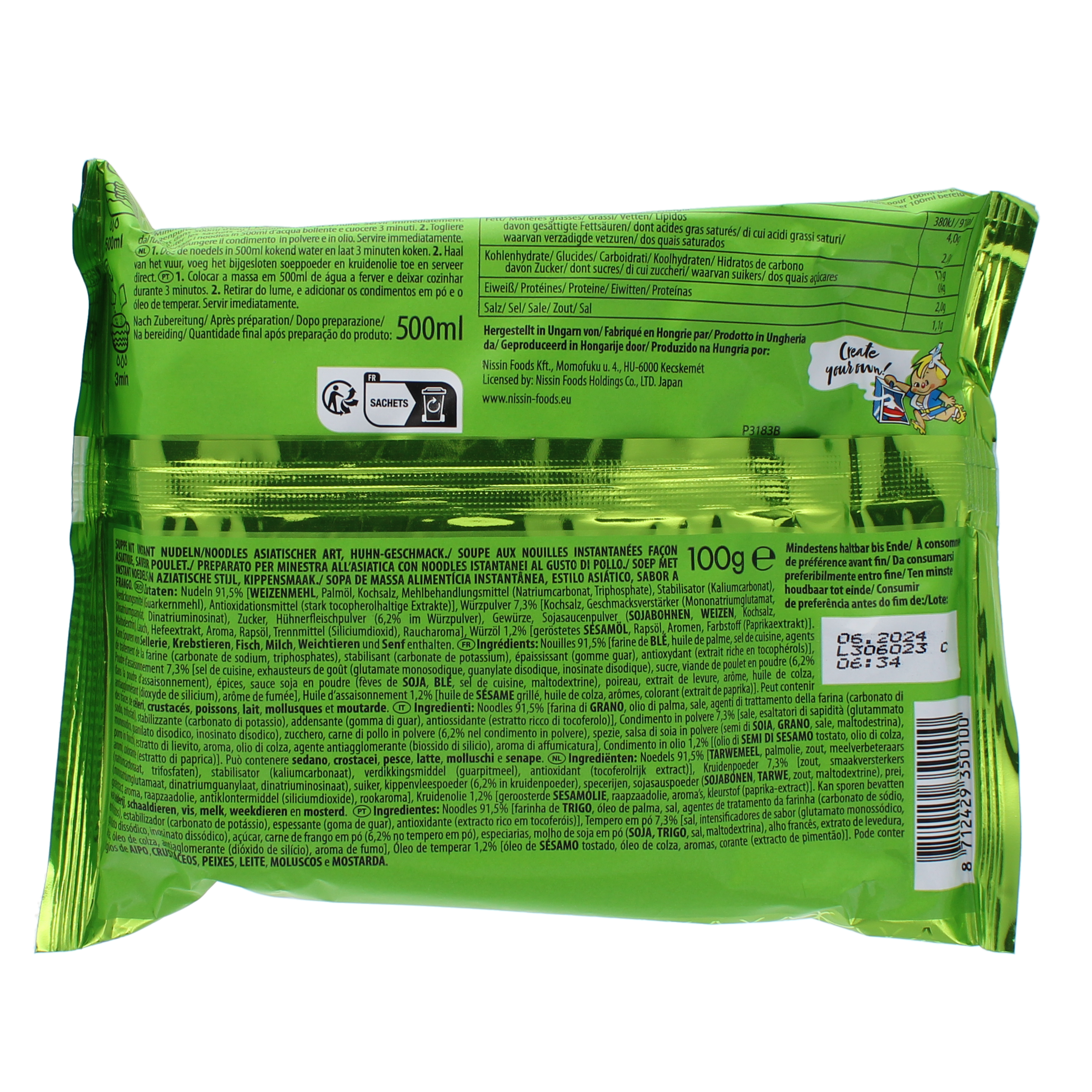 2018-02 - 105171- Nouilles instantanees saveur poulet NISSIN 100g_02