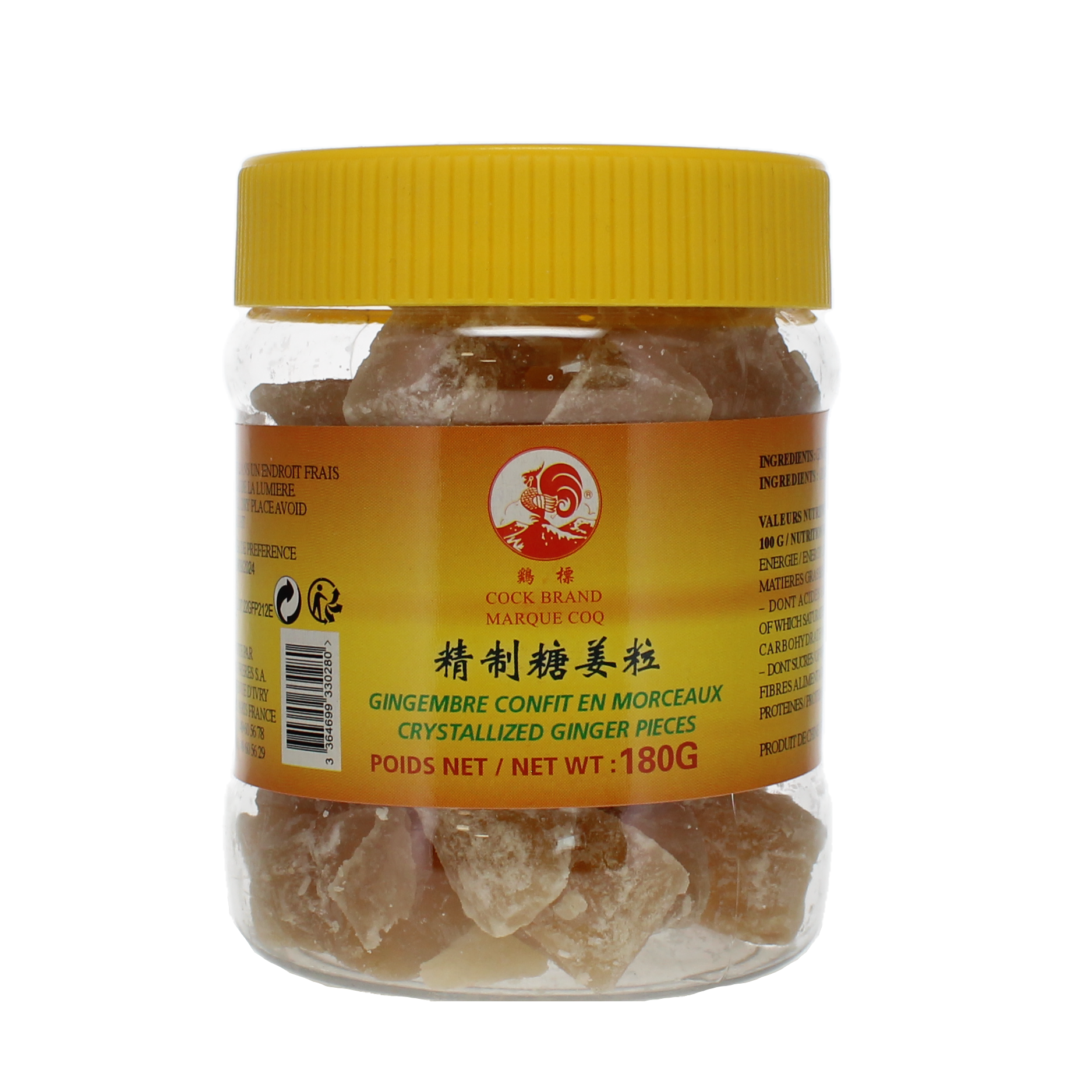 2018-02 - 133028- Gingembre confit en morceaux COCK 180g_01