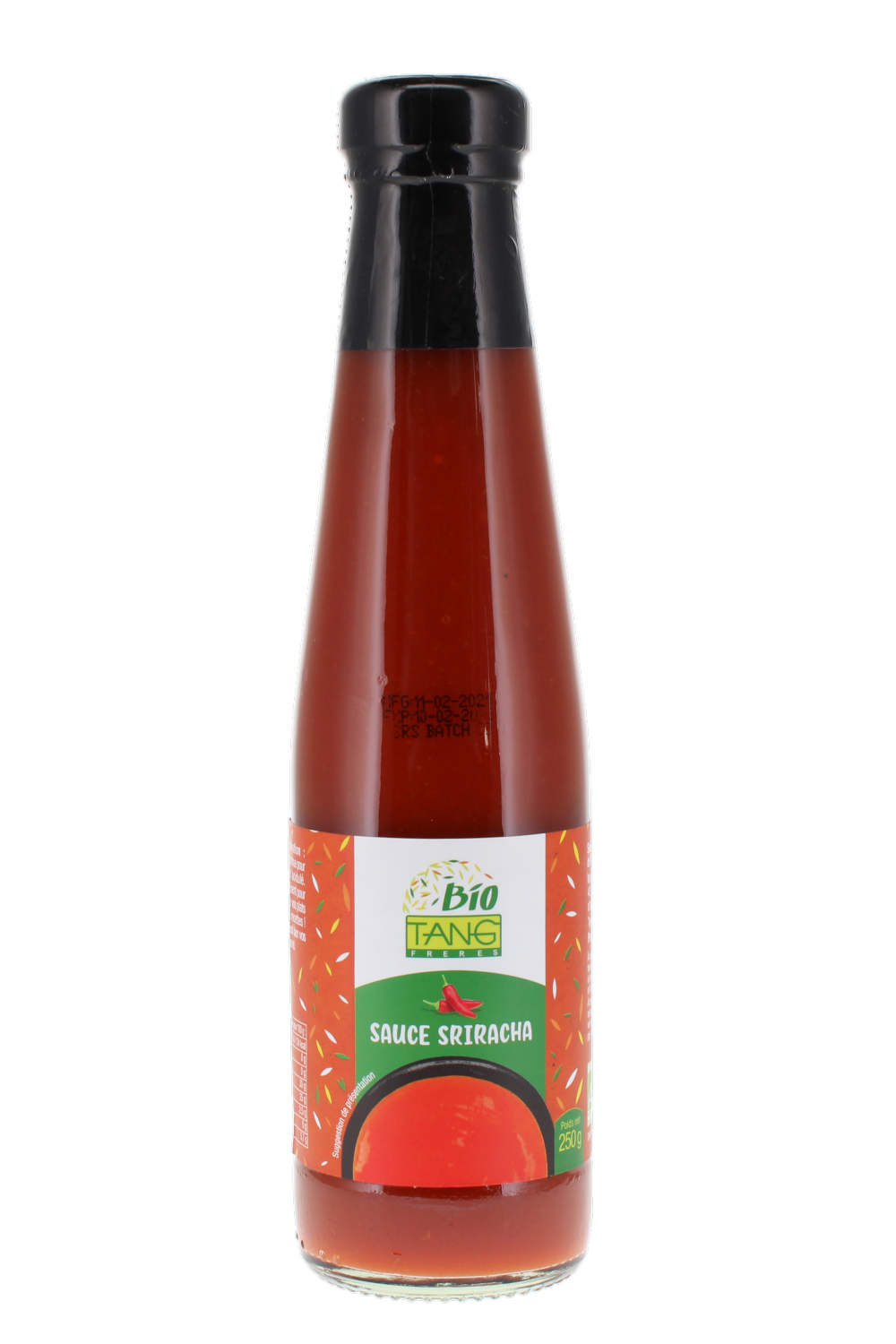 Sauce Sriracha (有机是拉差辣椒酱) (Générique) - Produits BIO, Sauces, Pâtes de  curry - Tang Frères