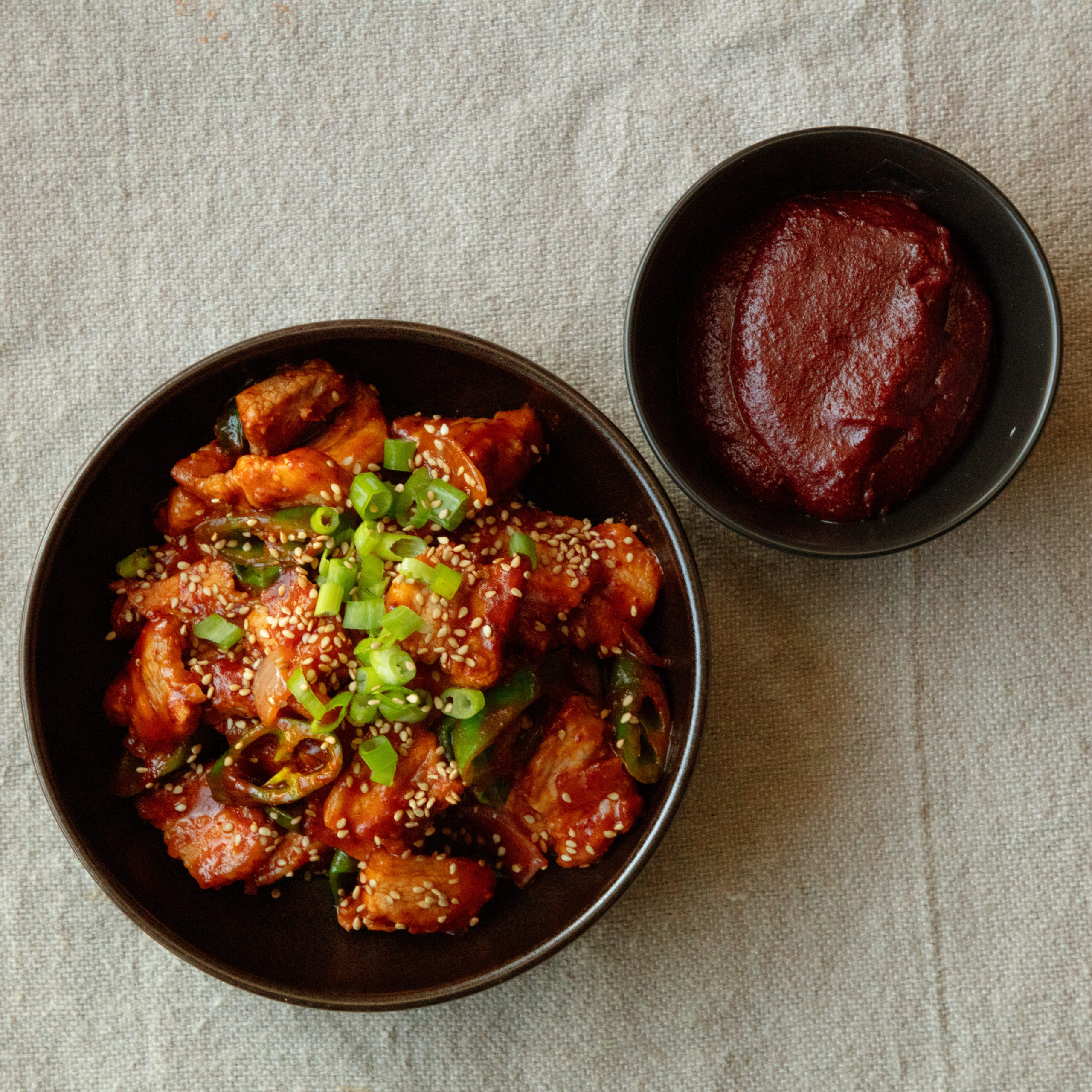 Recette Dwaejigogi Bokkeum Poitrine de porc épicée coréenne