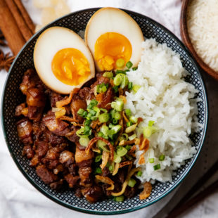 Recette Lu Rou Fan (Riz au porc braisé taïwanais)