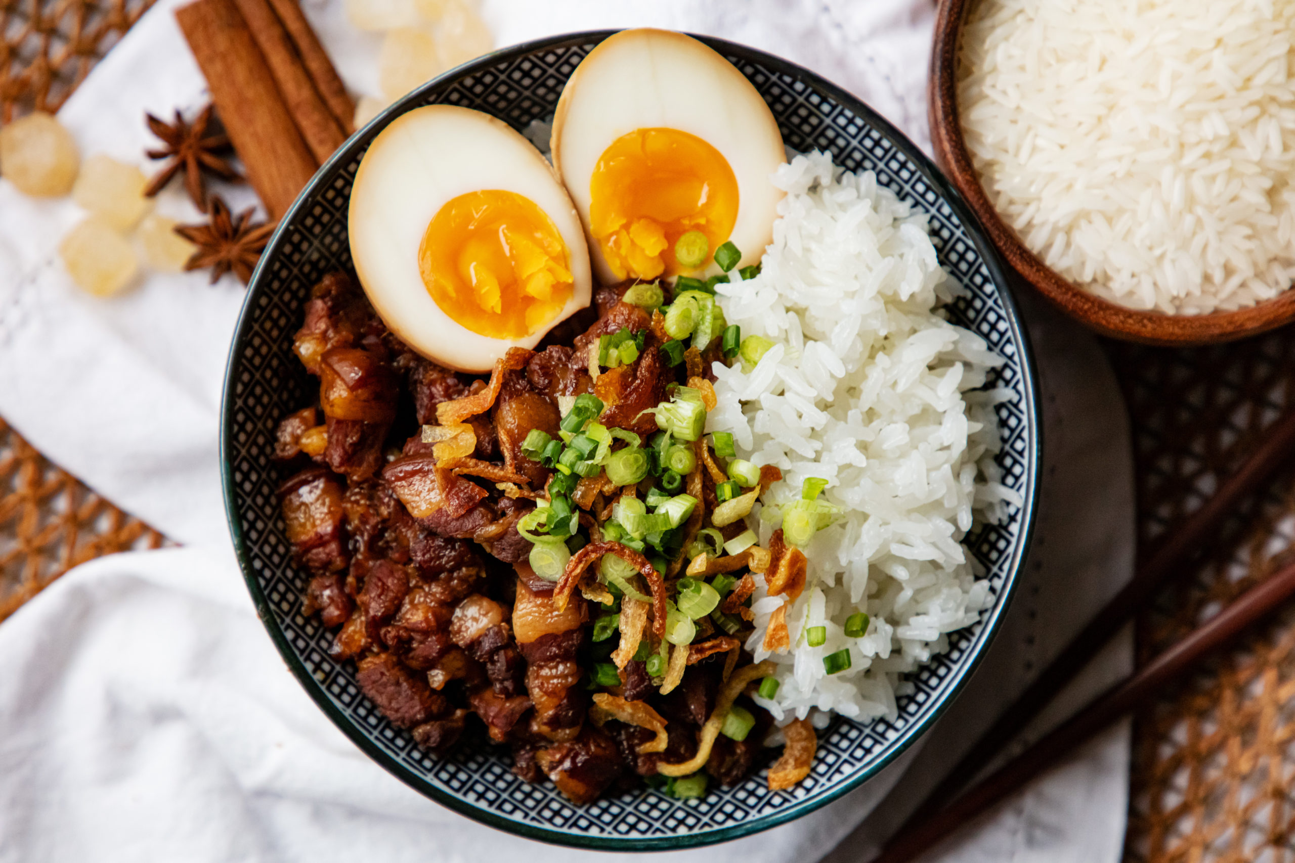 Recette Lu Rou Fan (Riz au porc braisé taïwanais)