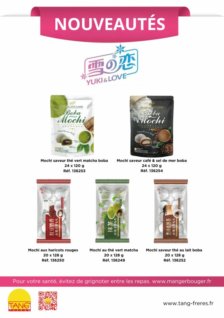 Nouveautés mochi japonais Yuki&Love