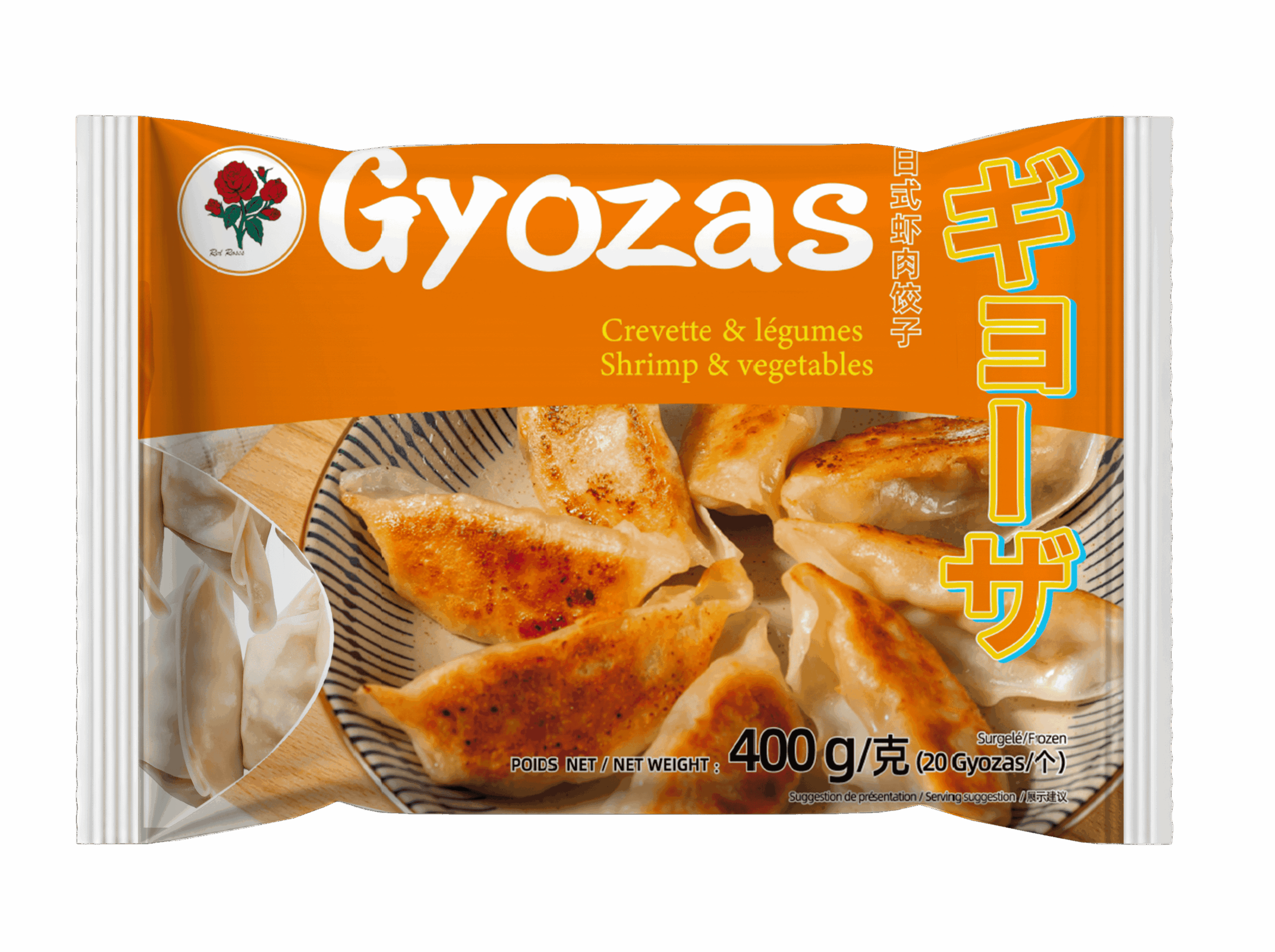 2026-10 - 112958 RAVIOLIS AU PORC ET AUX LEGUMES A LA JAPONAISE SURGELES 400G
