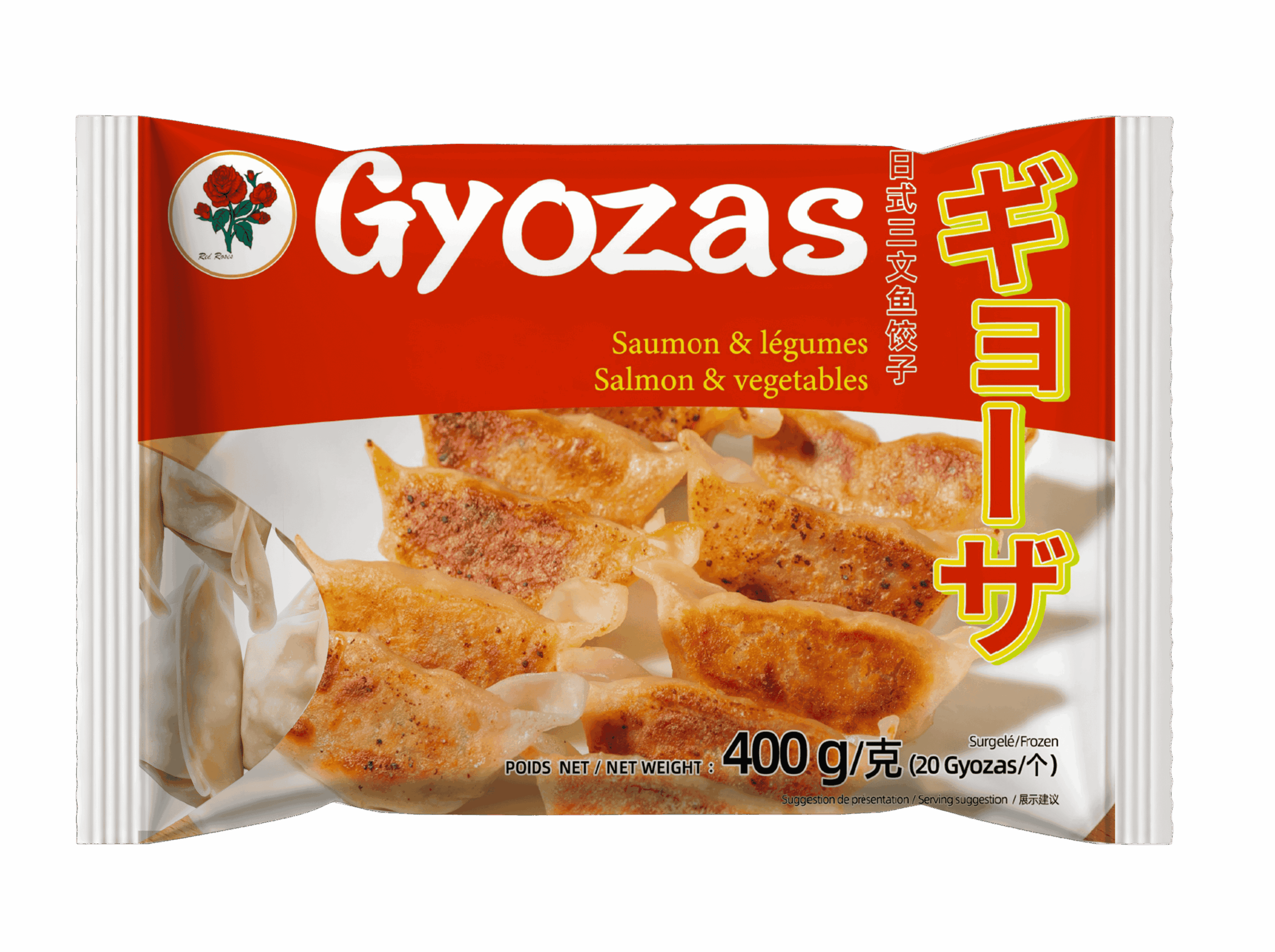 2026-10 - 112958 RAVIOLIS AU PORC ET AUX LEGUMES A LA JAPONAISE SURGELES 400G
