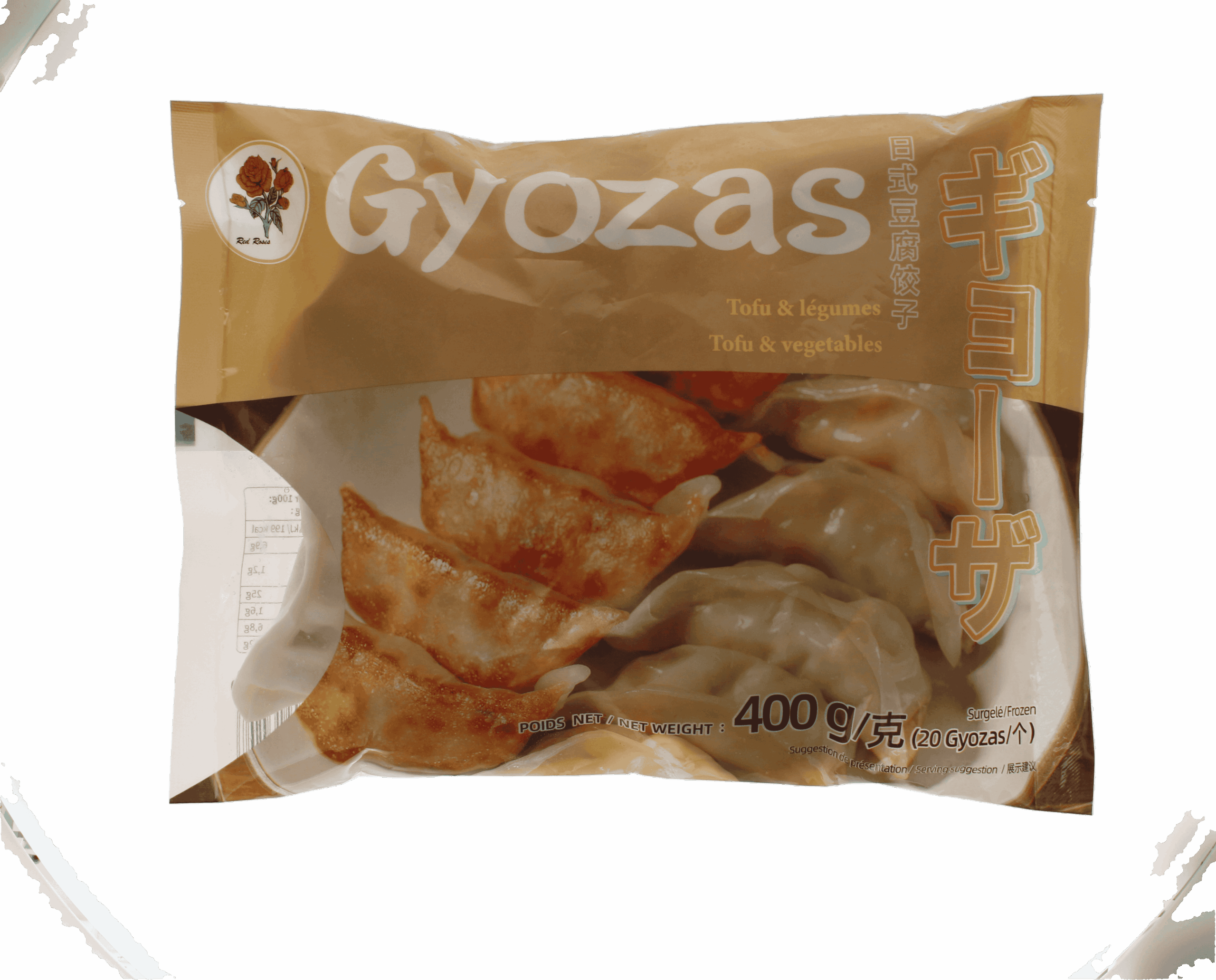 2026-10 - 112958 RAVIOLIS AU PORC ET AUX LEGUMES A LA JAPONAISE SURGELES 400G