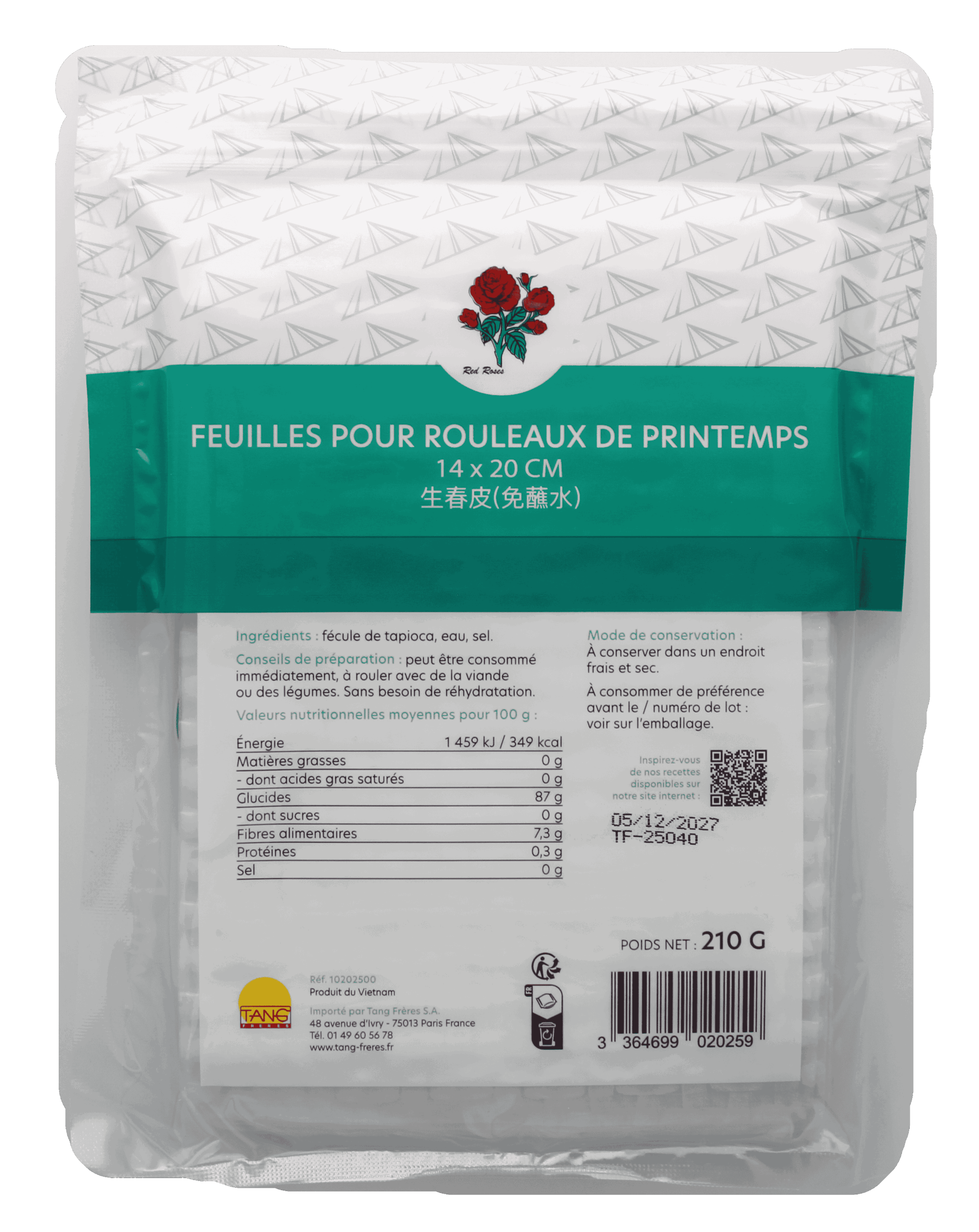 2026-10 - 10202500 Feuilles pour rouleaux de printemps 14×20 cm 02