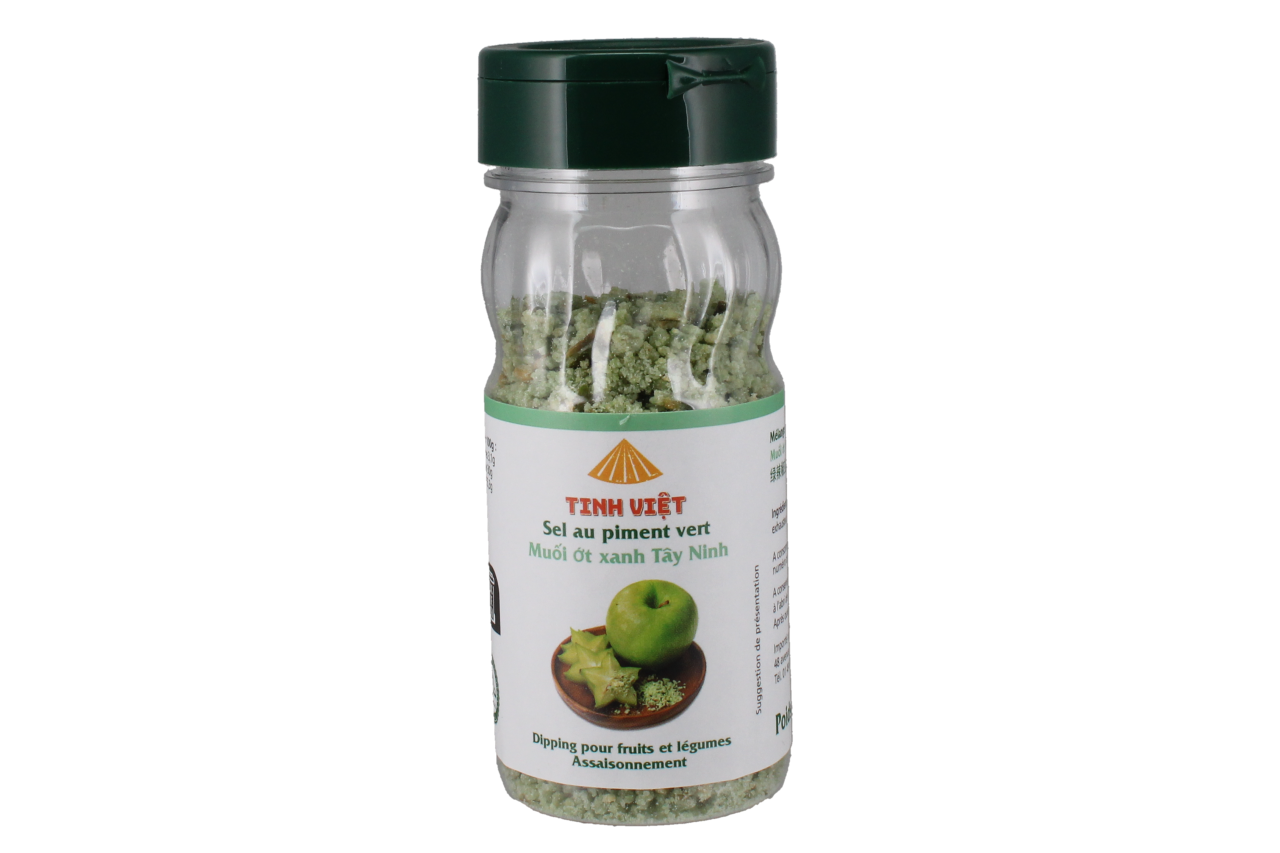 2026-10 - 132633 TINH VIET mélange de sel et piment vert 60g – face