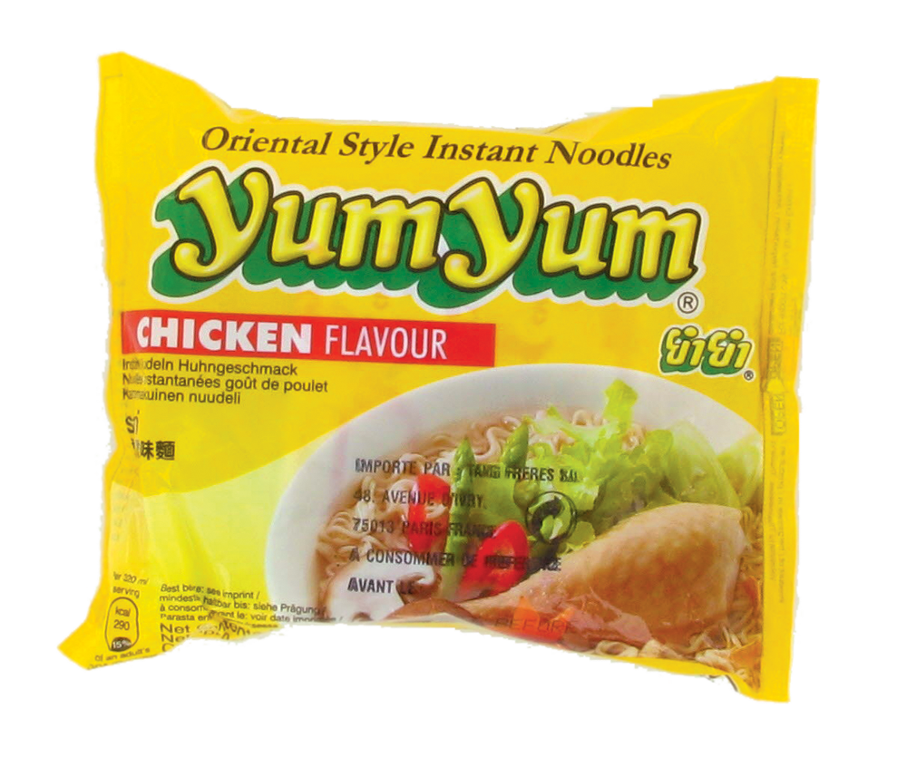 Nouilles saveur poulet (鸡汁面) YUMYUM - Épicerie sucrée et salée