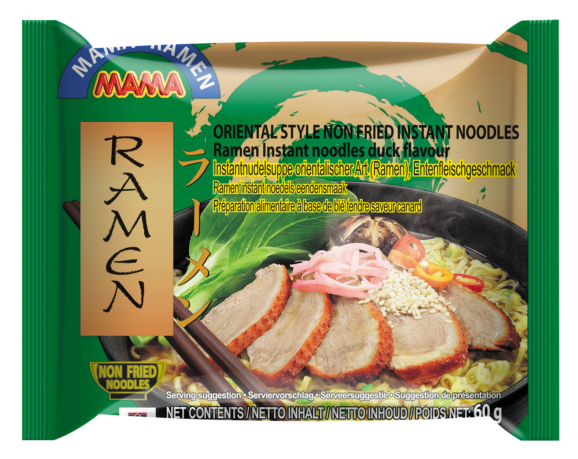 Nouilles instantanées soba saveur canard laqué - 87 g