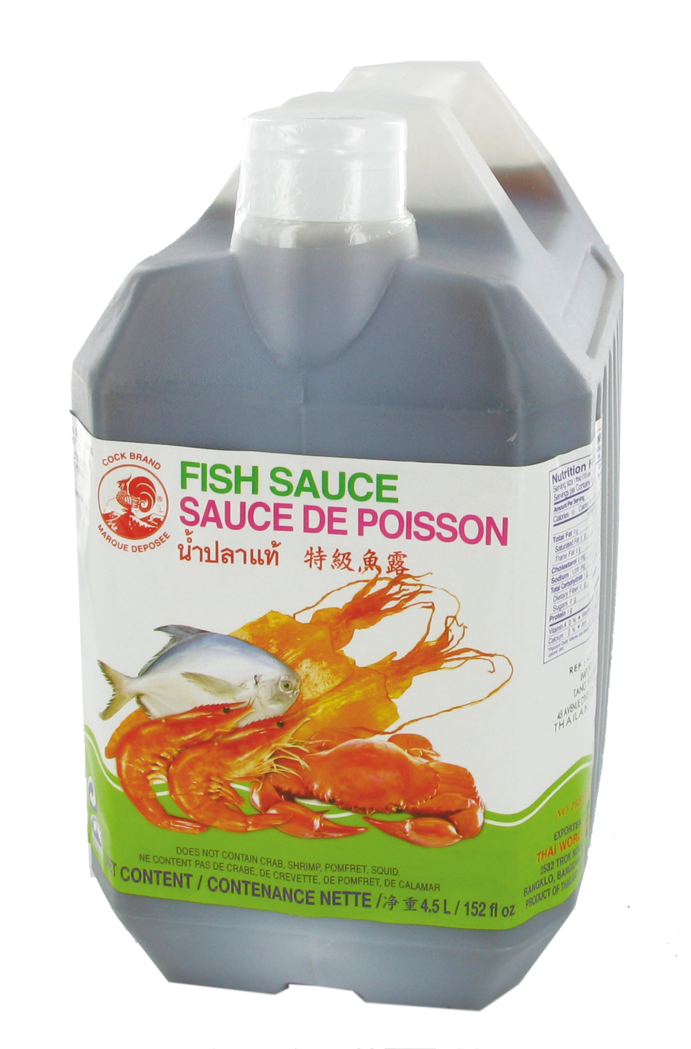 Sauce poisson 25° Phú Quốc (25°富国鱼水) COCK - Épicerie sucrée