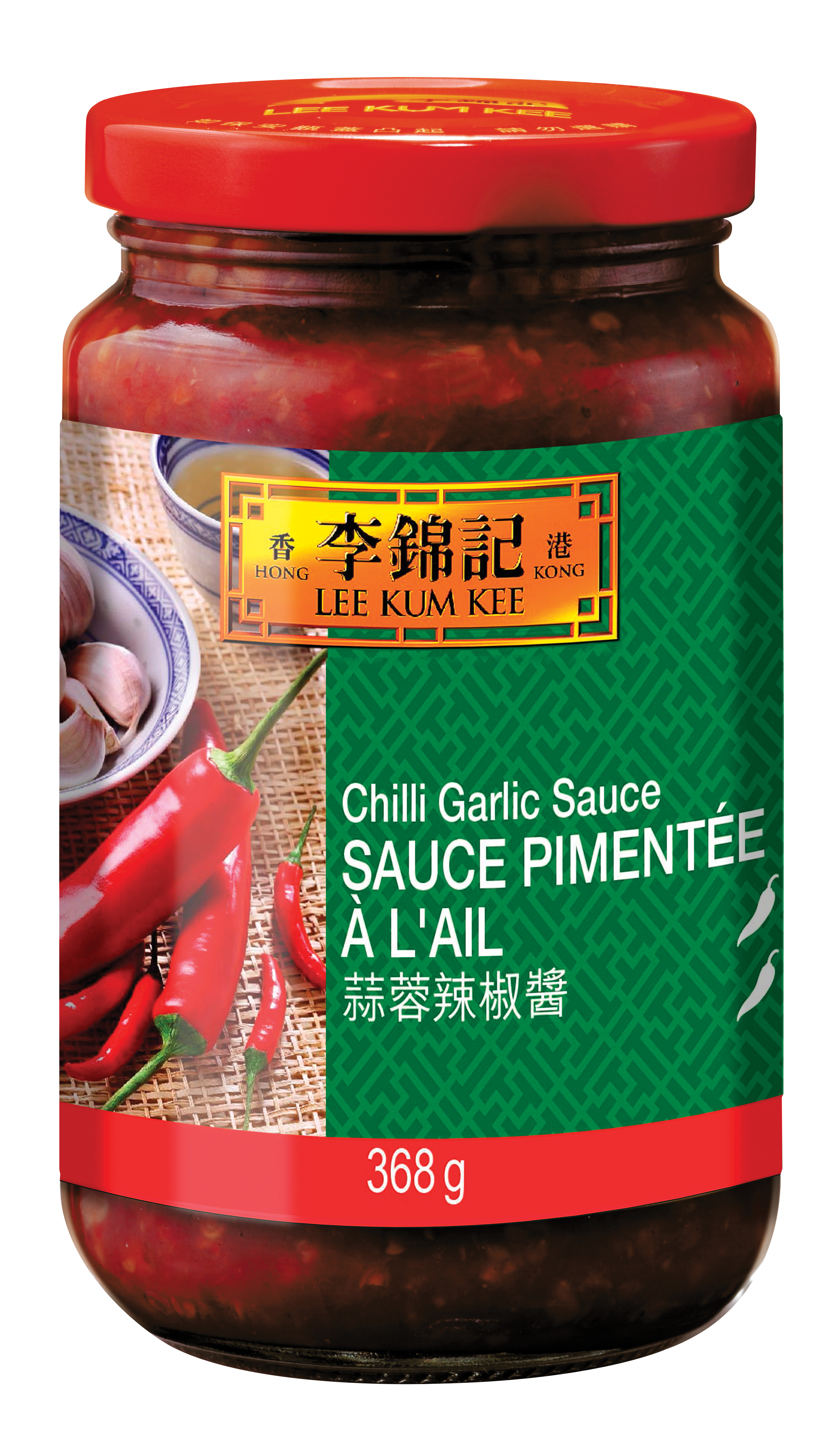 Sauce pimentée à l'ail (蒜蓉辣椒酱) LEE KUM KEE - Épicerie sucrée