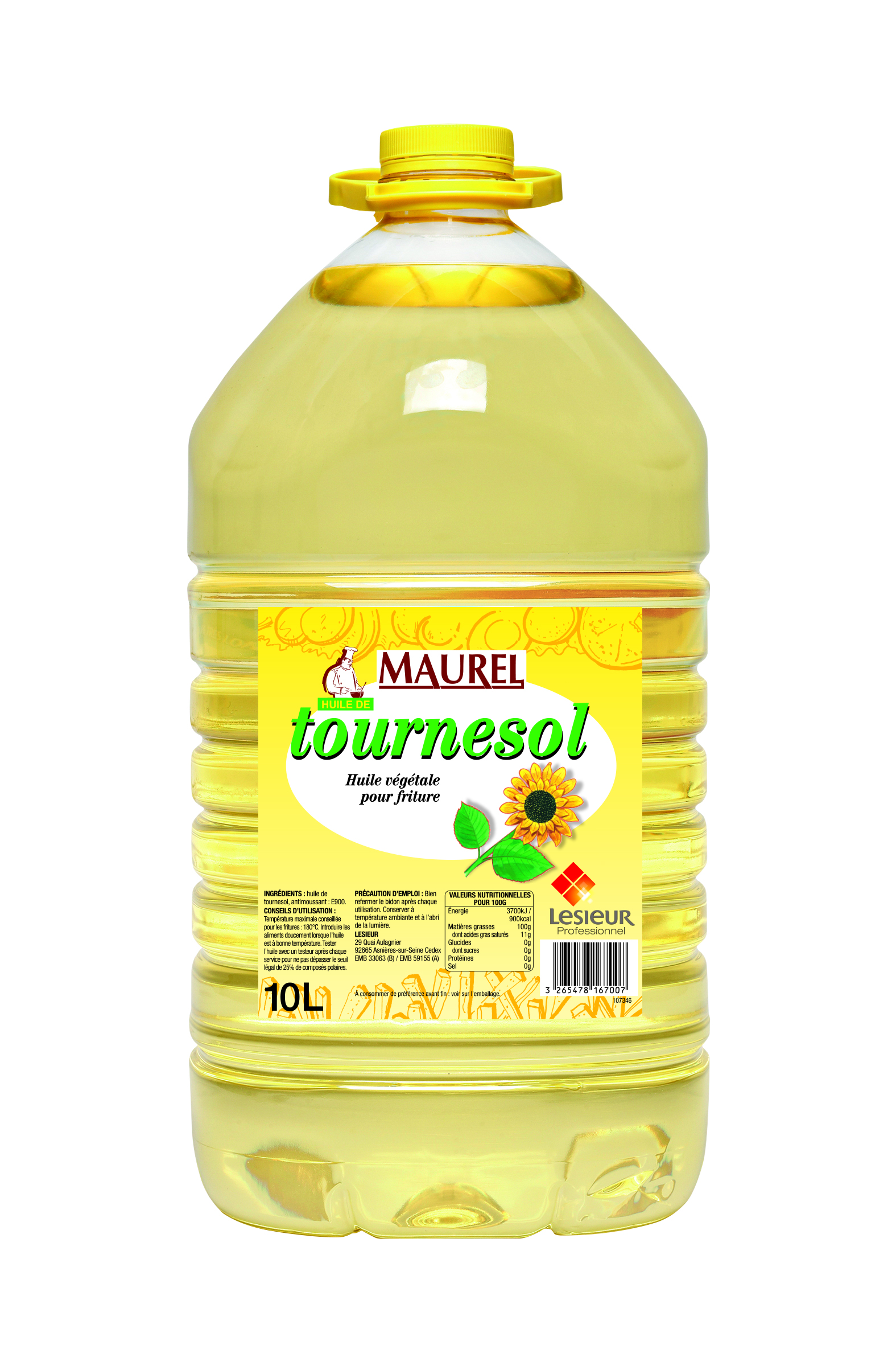 Huile de tournesol 5l Maurel Lesieur 