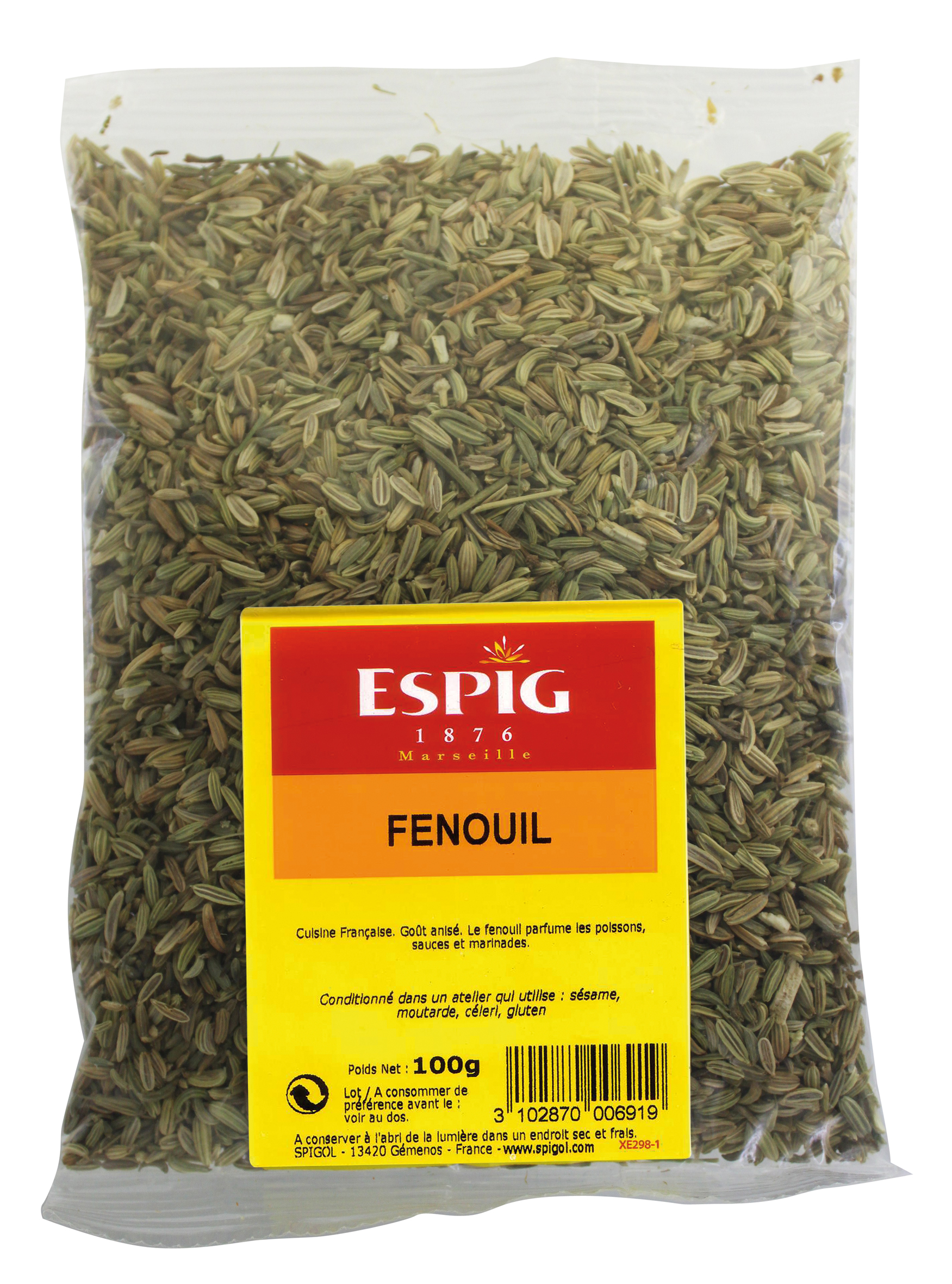 Fenouil doux de Florence en sachet de 400 graines. Saveurs anisées