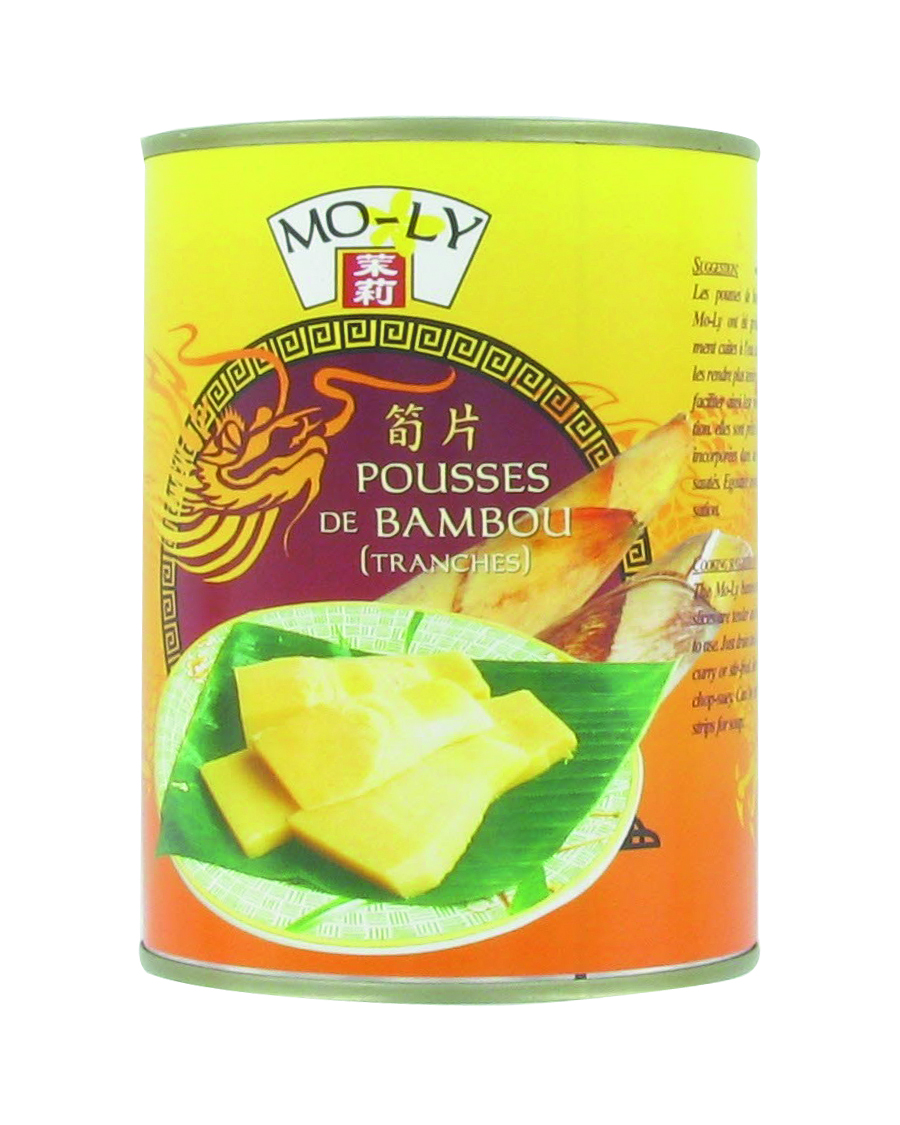 Pousses de bambou (tranches) (麻笋片) MO-LY - Épicerie sucrée et salée,  Conserves - Tang Frères