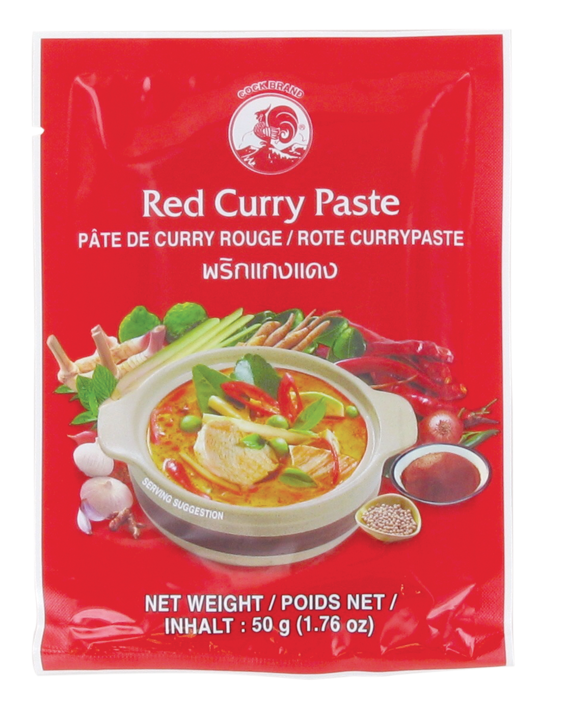 Pâte de curry rouge (红敬酱) COCK - Épicerie sucrée et salée, Sauces - Tang  Frères